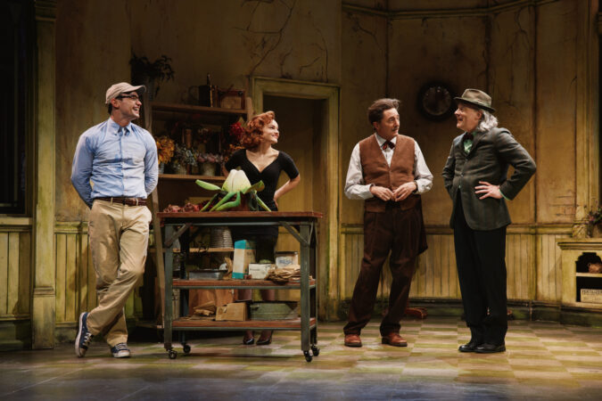 Little Shop of Horrors Off-Broadway Production Photos 2025 Thomas Doherty, Madeline Brewer, Reg Rogers, and Jeremy Kushnier  HR