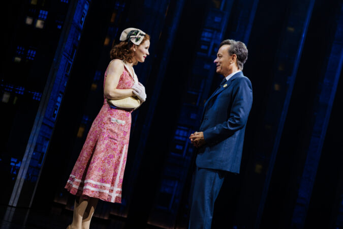 This World of Tomorrow Off-Broadway The Shed Production Photos 2025 Kelli O'Hara and Tom Hanks HR