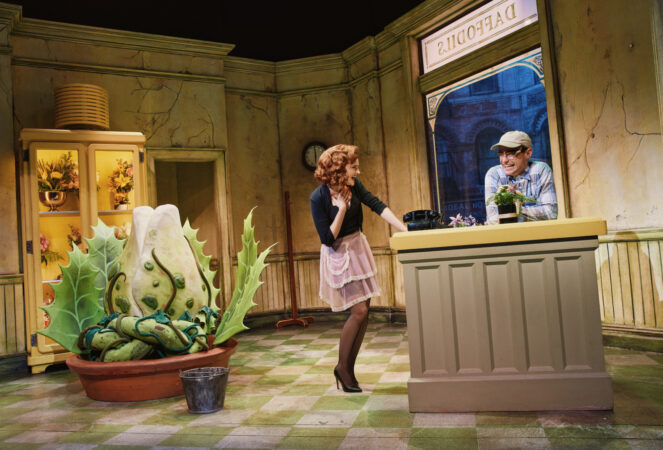 Little Shop of Horrors Off-Broadway Production Photos 2025 Madeline Brewer and Thomas Doherty HR
