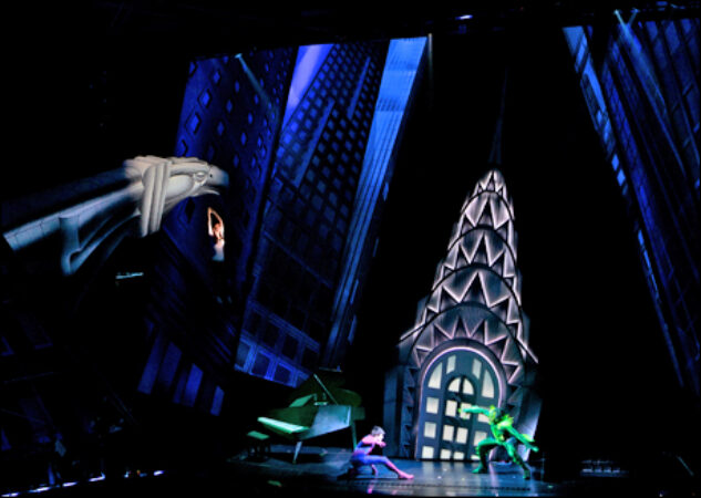 Jennifer Damiano, Reeve Carney and Patrick Page