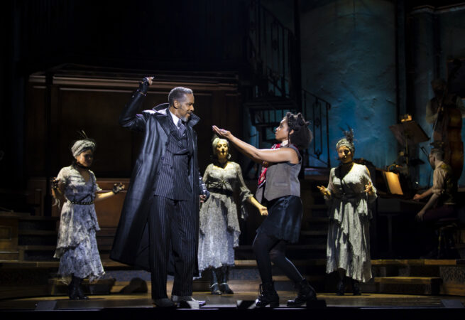 Hadestown_National Tour_Production Photos_2021_Kevyn Morrow, Morgan Siobhan Green, and cast_HR