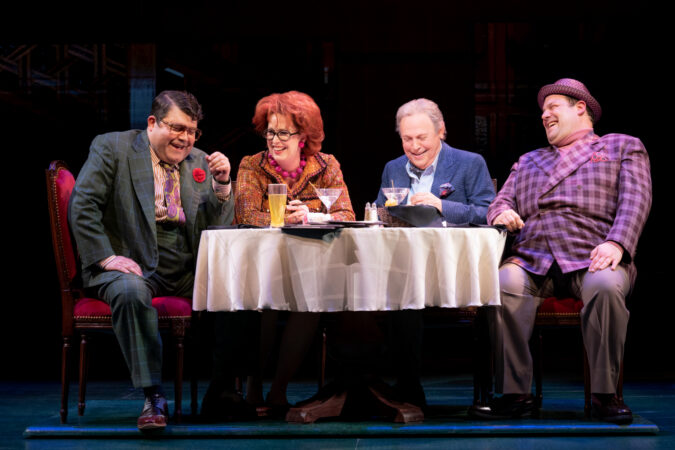 Mr. Saturday Night_Broadway_Production Photos_2022_Brian Gonzales, Mylinda Hull, Billy Crystal and Jordan Gelber_HR
