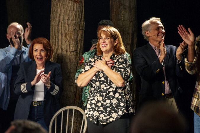 Come From Away_Broadway_Reopening Night_2021_Rachel Tucker, Sharon Wheatley, and Jim Walton_HR