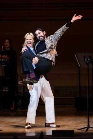 The Drowsy Chaperone Breaking The Binary Carnegie Hall Production Photos 2025 Betty Who and Max Mendoza Crumm HR