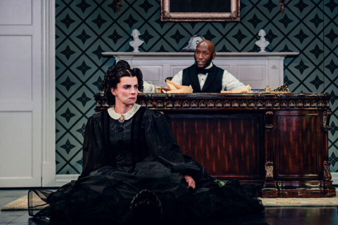 Oh, Mary! Broadway Production Photos 2025 Betty Gilpin and Phillip James Brannon HR