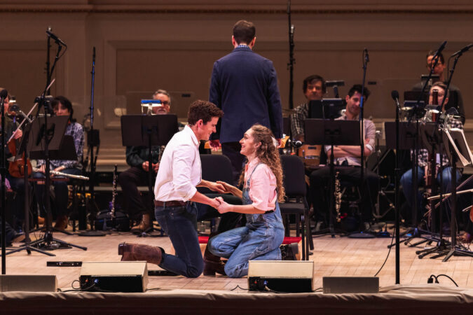 Oklahoma! Carnegie Hall Orchestra of St. Luke's Production Photos 2026 Emmett O’Hanlon and Micaela Diamond HR