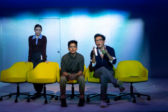 Data Off-Broadway Production Photos 2026 Sophia Lillis, Karan Brar, and Justin H. Min HR