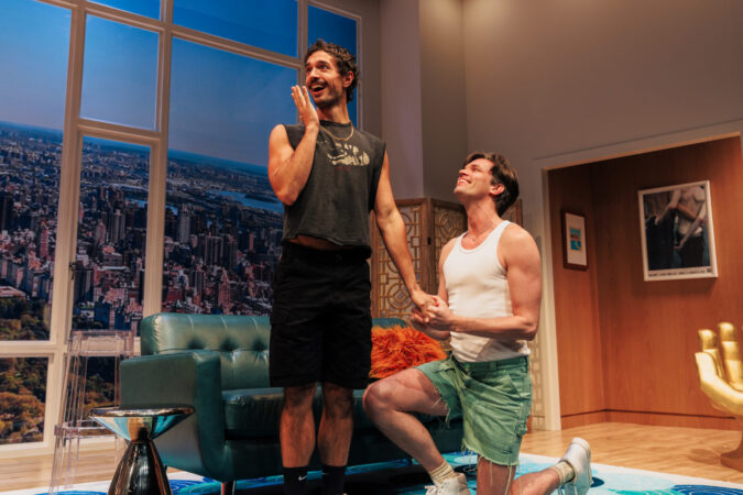 Messy White Gays Off-Broadway Production Photos 2025 James Cusati Moyer and Aaron Jackson HR
