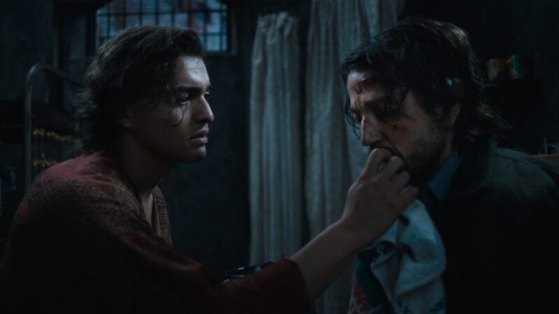 Kiss of the Spider Woman Film Production Stills 2025 Tonatiuh and Diego Luna HR