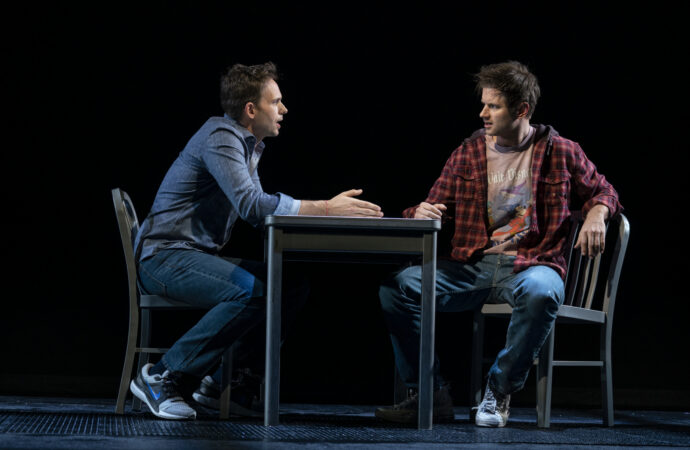 Take Me Out_Broadway_Production Photos_2022_Patrick J. Adams and Michael Oberholtzer_HR