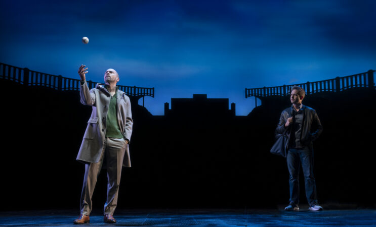 Take Me Out_Broadway_Production Photos_2022_Jesse Williams and Patrick J. Adams_HR