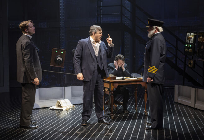Titanic_Milwaukee Repertory Theater_Production Photos_2022_Jeremy Landon Hays, Andrew Varela, Steve Pacek, and David Hess_HR