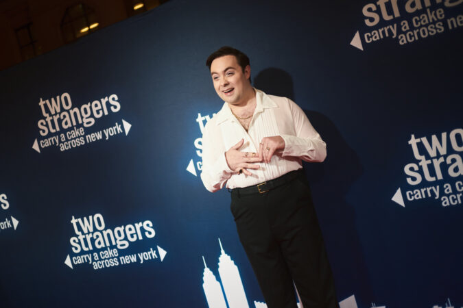 Two Strangers Carry a Cake Across New York Broadway 2025 Opening Night Jak Malone HR