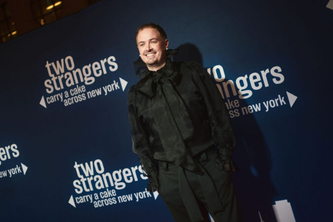 Two Strangers Carry a Cake Across New York Broadway 2025 Opening Night Tim Jackson HR