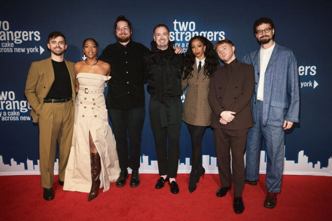 Two Strangers Carry a Cake Across New York Broadway 2025 Opening Night Vincent Michael Phoenix Best Jim Barne Tim Jackson Christiani Pitts Sam Tutty Kit Buchan HR