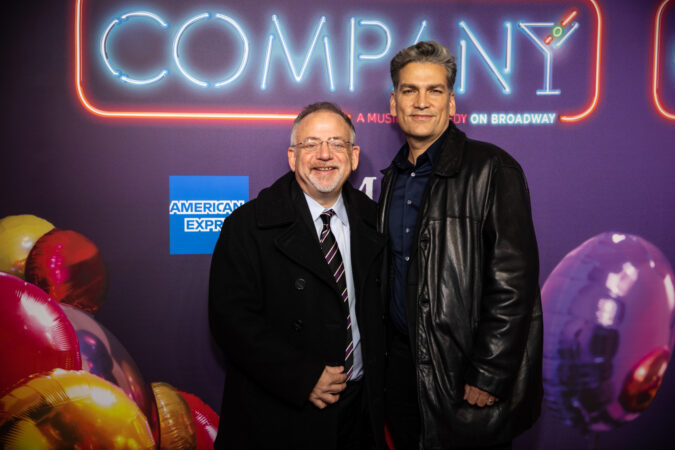 Company_Broadway_Opening Night_2021_Marc Shaiman and Louis Mirabal_HR