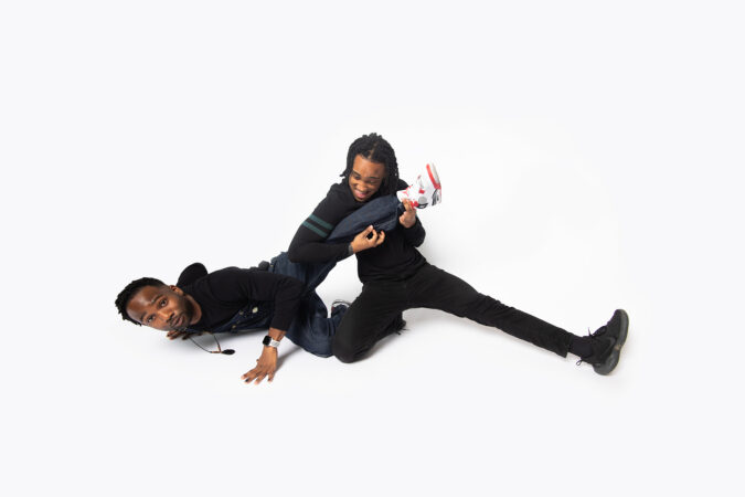 Tambo & Bones_Playwrights Horizons_Cast Portraits_2021_W. Tré Davis and Tyler Fauntleroy_HR