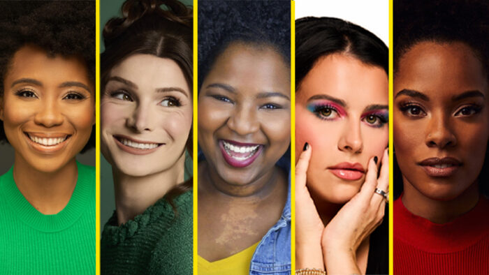 Adrianna Hicks, Dylan Mulvaney, ﻿Olivia Donalson, Abigail Barlow, and Anna Uzele HR