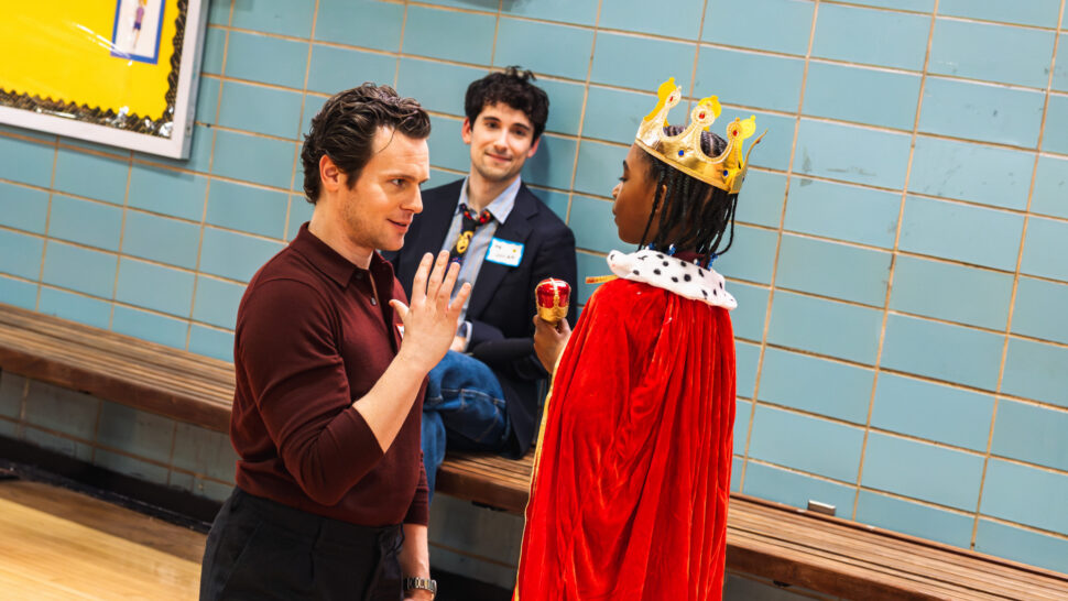 Celebrity Substitute 2026 Jonathan Groff and Lea Michele HR