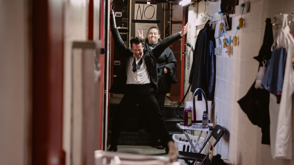 Just in Time Broadway Backstage Photos 2025 Jonathan Groff HR