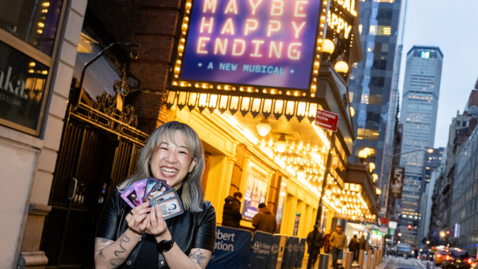 Broadway Cares Plato Seto Curtain Cards 2026 photo by Michael Hull Photo 47