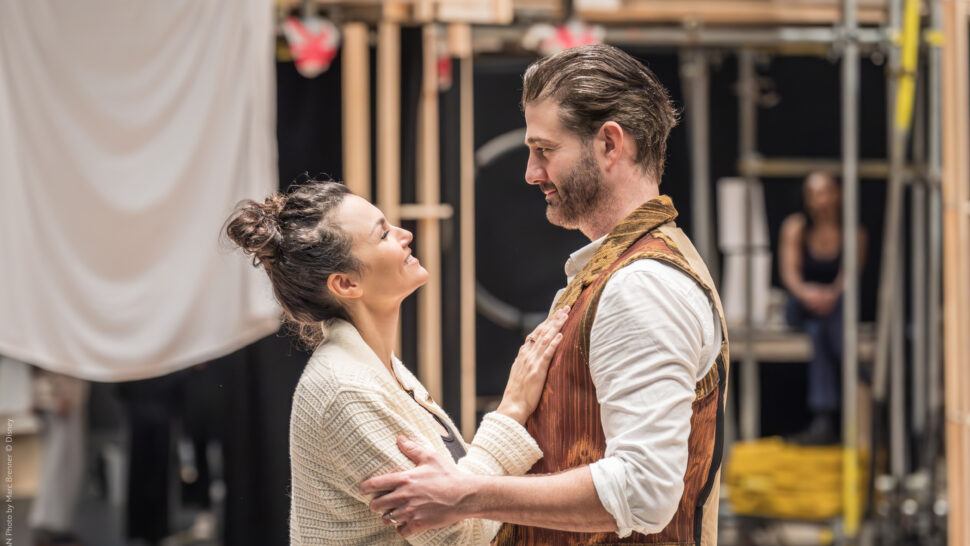 The Greatest Showman West End Rehearsal Photos 2026 Samantha Barks and Oliver Tompsett HR
