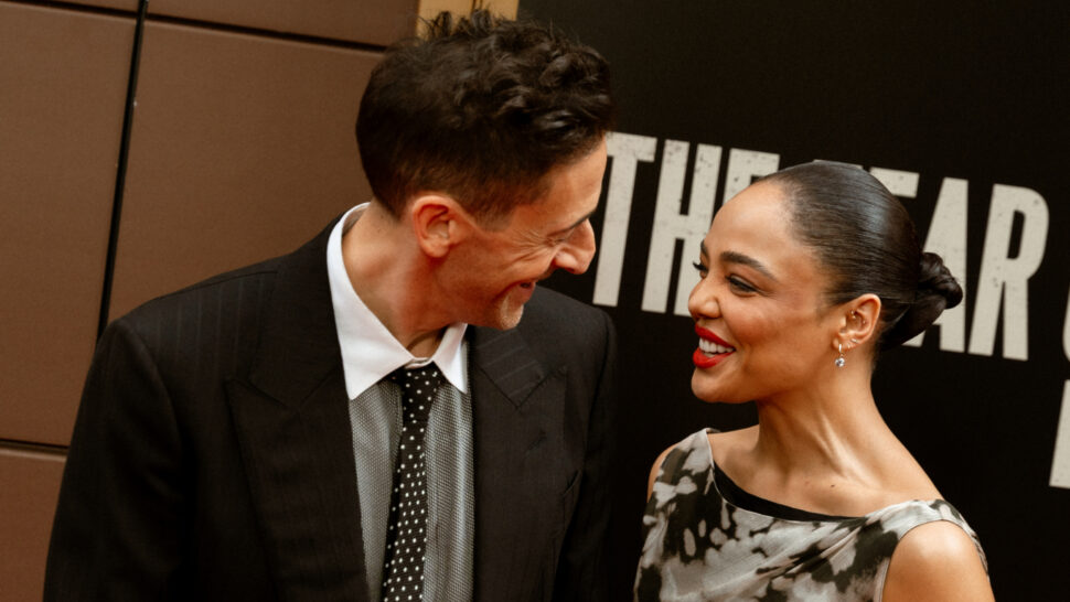 The Fear of 13 Broadway Opening Night 2026 Adrien Brody and ﻿Tessa Thompson HR