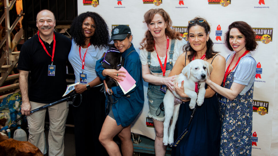 Broadway Barks 2025 Danny ﻿Burstein, Audra McDonald, Jordan Tyson, Mylinda Hull, Lili Thomas, and Lesli Margherita HR