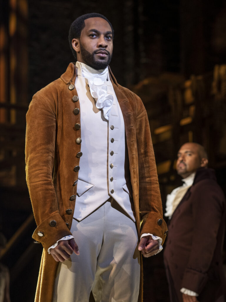 Hamilton Broadway Production Photos 2026 Edred Utomi and Josh Tower HR