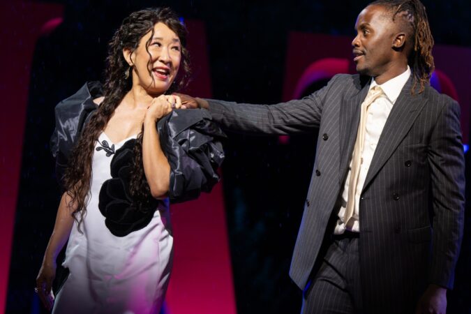 Twelfth Night Shakespeare in the Park Production Photos 2025 Sandra Oh and Junior Nyong'o HR