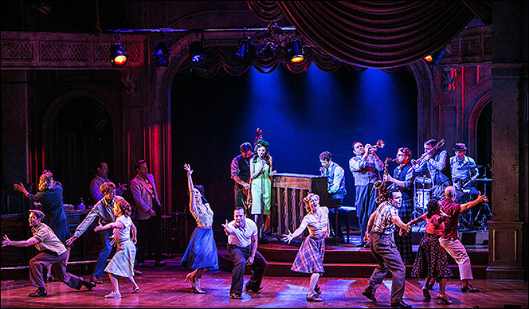 Musical christmas tree vector