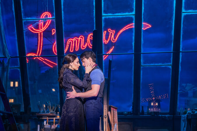 Moulin Rouge! The Musical Broadway Production Photos 2025 Ashley Loren and Christian Douglas HR