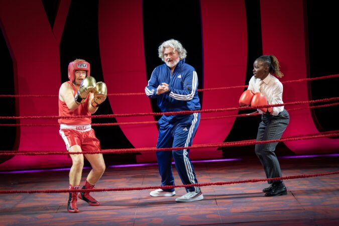 Twelfth Night Shakespeare in the Park Production Photos 2025 Jesse Tyler Ferguson, John Ellison Conlee, and Lupita ﻿Nyong'o HR