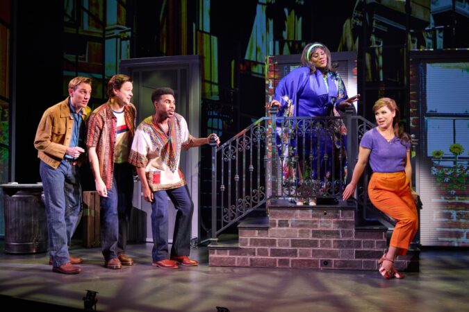 A sign of The Times Off-Broadway Production Photos 2024 Michael Starr, J Savage, Justin Showell, Crystal Lucas-Perry, and Chilina Kennedy HR