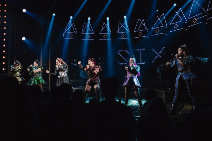Six Broadway -Curtain Call 2025 Najah Hetsberger, Gianna Yanelli, Kelie Watts, Krystal Hernandez, Kay Sibal, and Taylor Marie HR