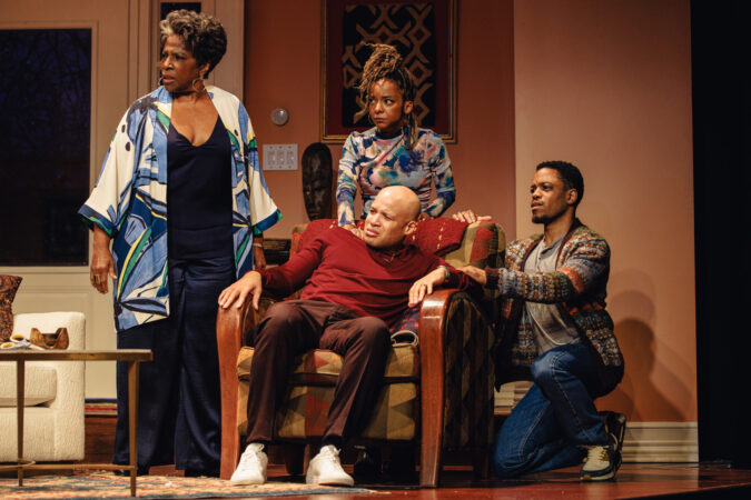 Aim Broadway Production Photos 2025 Latanya Richardson Jackson, Glenn Davis, Kara Young, and Jon Michael Hill HR