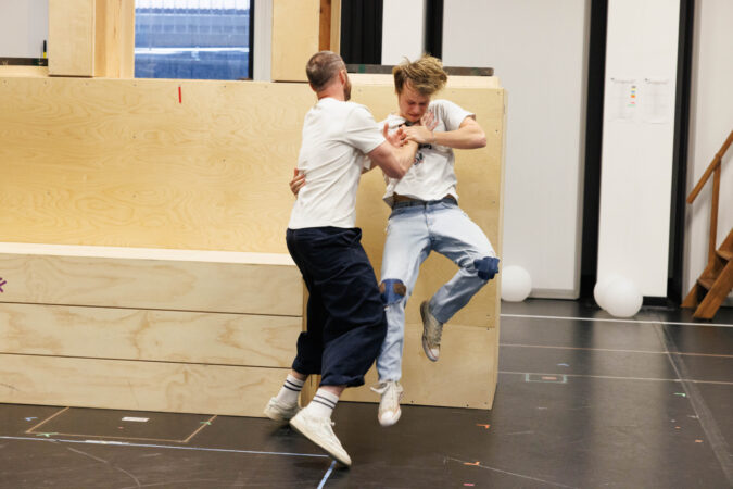 Romeo and Juliet A.R.T. Rehearsal Photos 2024 Alex Ross and Rudy Pankow HR