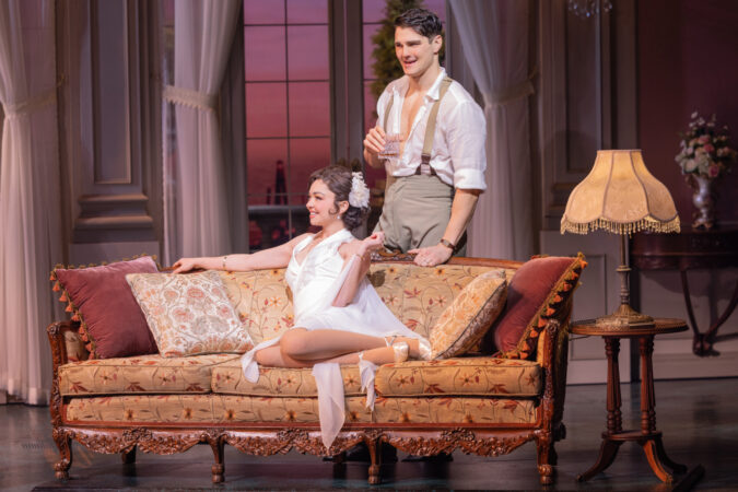 The Great Gatby Broadway photos 2025 Sarah Hyland and Austin Colby HR