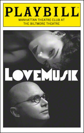 Lovemusik Playbill - Opening Night