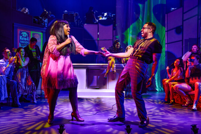A sign of the Times off-Broadway production photos 2024 Crystal Lucas-Perry and Akron Lanier Watson HR