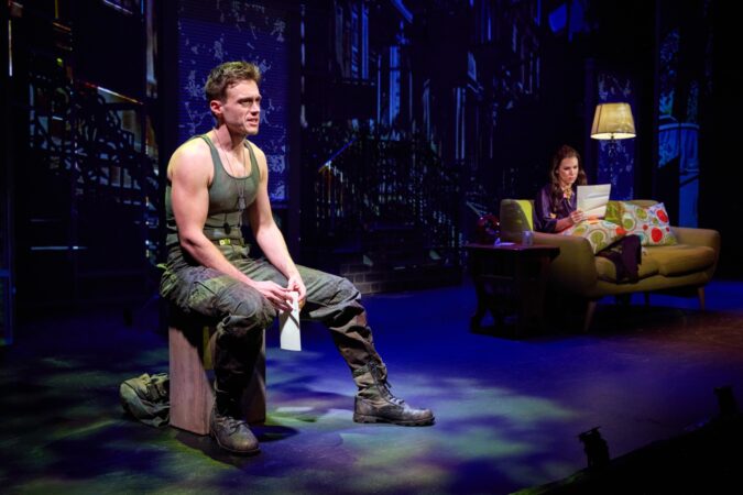 A sign of the Times off-Broadway production photos 2024 Justin Matthew Sargent and Chilina Kennedy HR