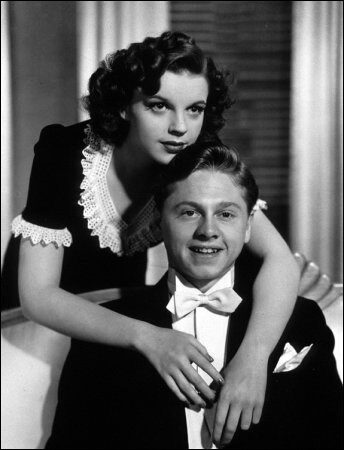 Judy Garland and Mickey Rooney in 