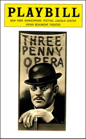 The Threepenny Opera Playbill - August 1976