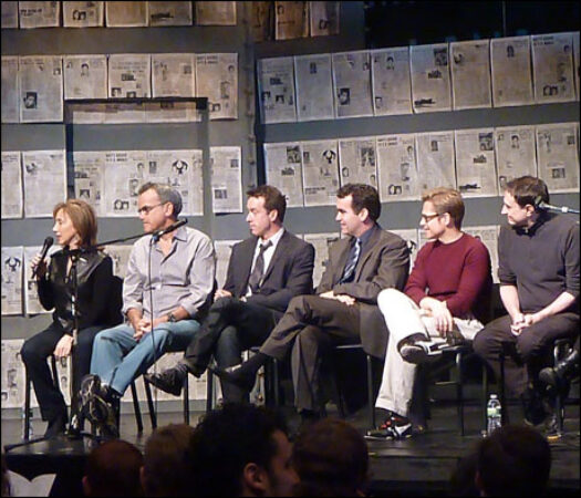 PHOTO CALL: Original Cast Members, Including Brian d'Arcy James, Visit ...