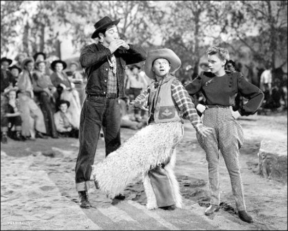 Judy Garland and Mickey Rooney in 
