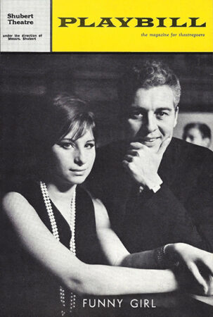 Streisand and Sydney Chaplin, January 1964 Playbill, Shubert Theater, Boston
