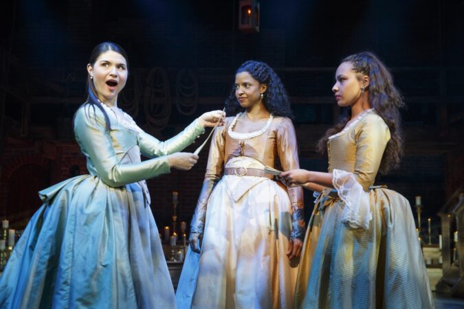 HR - Phillipa Soo, Renée Elise Goldsberry and Jasmine Cephas Jones in Hamilton