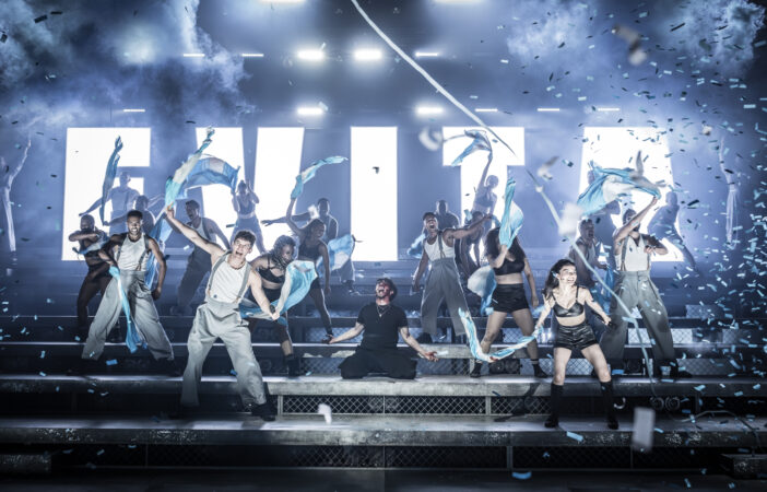 Evita West End production photos 2025 hours.