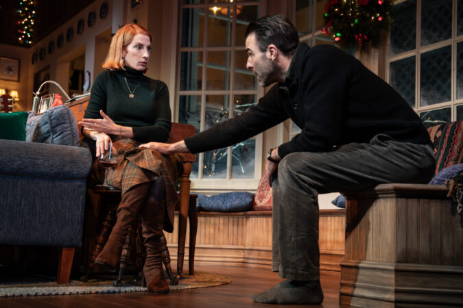 Cult of Love Broadway Production Photos 2024 Molly Bernard and Zachary Quinto HR