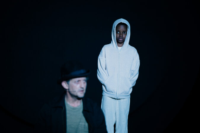 Waiting for Godot Broadway 2025 production photos Alex Winter and Eric Williams HR